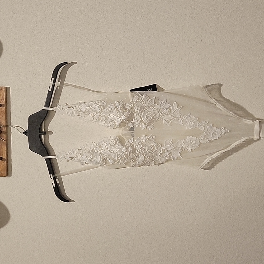 INC white lingerie